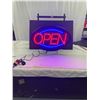 Image 1 : "Open" LED Sign Oval INCO #155 Works Great