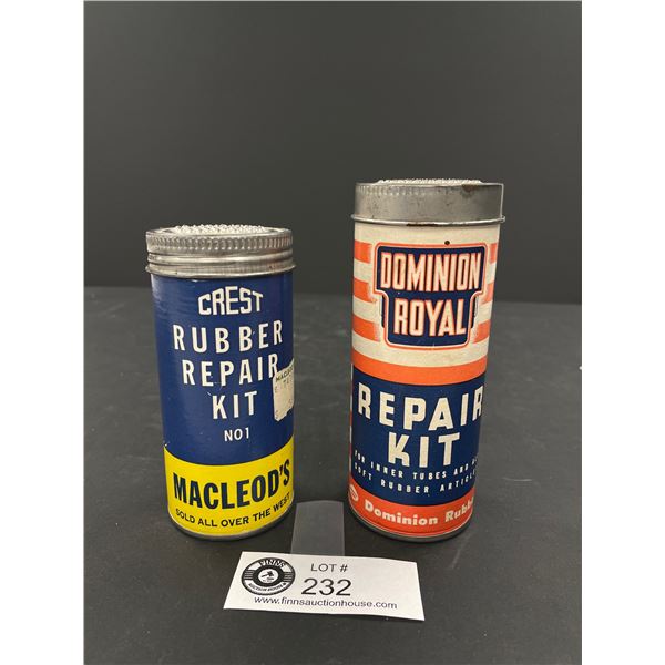 Dominion Royal and Crest Rubber Repair Kits - Has Some Contents