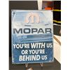 Image 3 : Lot of 3  13 x 16" Tin Signs Mopar Etc.