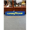 Image 2 : Vintage 48 x 12" Double Sided Good Year Sign