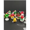 Image 2 : Large Lot of 21 M&M Pencil Holders and 8 Christmas Ornaments