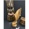 Image 2 : Tiki Wall Mask, Carved Dolphin and Coasters