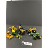 Image 1 : Nice Tray Lot of John Deere Tractors Plus Caterpillars Etc.