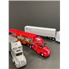 Image 3 : Lot of Diecast Semi Trucks and Trailers