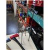 Image 2 : 2 AXES AND METAL PLANT STAND