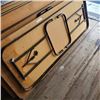 Image 10 : 4 WOODEN FOLDING LEG TABLES