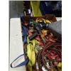 Image 2 : Gravity fed spray gun With Miller electric gauge and Box of tied down straps