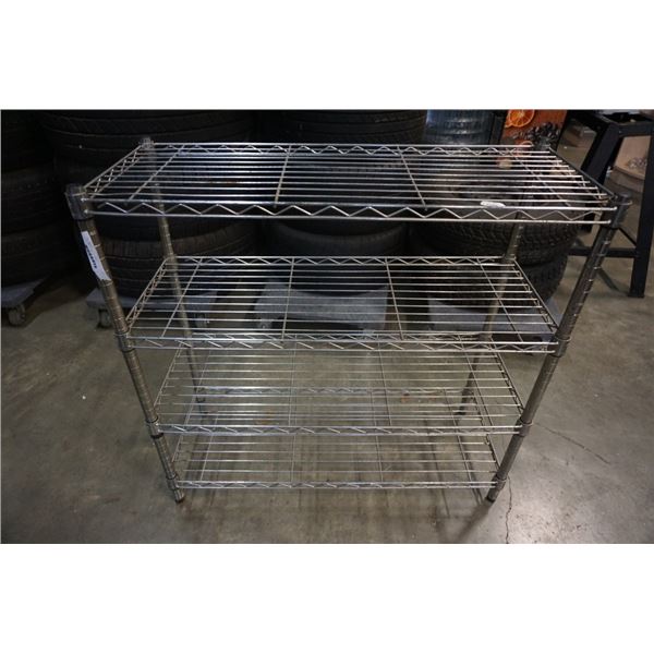 4 TIER METAL METRO RACK