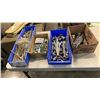 Image 1 : 2 BINS AND 2 BOXES OF HILTI ANCHORS, LARGE FASTENERS AND WRENCHES