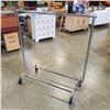 Image 1 : Rolling adjustable clothing rack