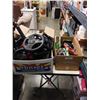 Image 1 : 3 BOXES OF VIDEO GAME GUITARS, RACING WHEELS AND GAME CASES