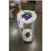 Image 2 : HAND PAINTED WOOD PLANTER STAND