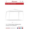 Image 1 : AS NEW COSTWAY 10 X 10 FOOT OUTDOOR CANOPY TENT RETAIL $99.95