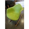 Image 2 : 2 EAMES STYLE ROCKING BUCKET SEAT CHAIR - YOUTH SIZE
