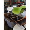 Image 4 : 2 EAMES STYLE ROCKING BUCKET SEAT CHAIR - YOUTH SIZE