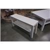Image 2 : WHITE COFFEE TABLE AND SIDE TABLE