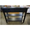 Image 2 : BLACK 2 DRAWER CONSOLE TABLE