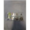 Image 1 : USA COINS OF PRESIDENTS 1 CENT LINCOLN, 5 CENT JEFFERSON, 10 CENT ROOSEVELT, 25 CENT WASHINGTON, 50 