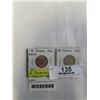 Image 1 : 2 SWEDEN 1 KRONA SILVER COINS 1946, 1950  .400 SILVER