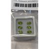 Image 2 : 6 NATURAL PERIDOT STONES 2.815CT
