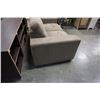 Image 8 : BROWN OVERSIZED MODERN LOVESEAT AND ARM CHAIR