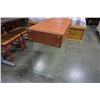 Image 2 : GLASS LEG 2 DRAWER HALL TABLE