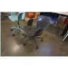 Image 2 : GREY AND BLUE METAL ROLLING GAS LIFT CHAIRS