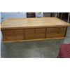 Image 2 : PINE SINGLE SIZE STORAGE BED FRAME