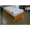 Image 8 : PINE SINGLE SIZE STORAGE BED FRAME