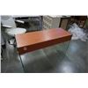 Image 8 : GLASS LEG 2 DRAWER HALL TABLE