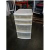 Image 2 : 4 DRAWER PLASTIC ORGANIZER