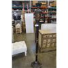 Image 1 : DECORATIVE METAL FLOOR LAMP - NO SHADE, 65 INCHES TALL