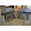 Image 10 : PAIR OF MODERN ENDTABLES