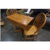 Image 2 : INTIMATE DROPSIDE TABLE AND 2 SPINDLE BACK CHAIRS