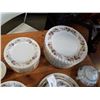 Image 2 : CREATIVE REGENCY ROSE CHINA DISHES - CUPS AND SAUCERS, PLATES, CREAM AND SUGAR