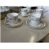 Image 2 : 54 PIECES ROYAL DOULTON SPRING GLORY BONE CHINA - CUPS AND SAUCERS AND PLATES