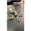 Image 2 : 6 ANTIQUE MARTINI GLASSES AND LOT OF COLLECTABLE MINIATURES
