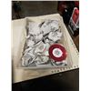 Image 1 : STAFFORDSHIRE BURGUNDY WITH GOLD CHINA - 11 CUPS, 12 SAUCERS, 12 SMALL PLATES, 2 SQUARE PLATES, 1 CR
