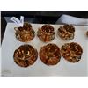 Image 2 : 6 ROYAL WINTON GRIMWADES GOLD TONE TEA CUPS AND SAUCERS