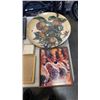 Image 2 : WALL PLAQUE SIGNED ALICE 1894 AND PRINTS AND PICTURE FRAMES