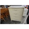 Image 1 : FRENCH PROVINCIAL 4 DRAWER CHEST OF DRAWERS
