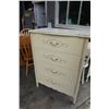 Image 2 : FRENCH PROVINCIAL 4 DRAWER CHEST OF DRAWERS