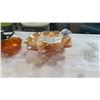 Image 2 : 2 CARNIVAL GLASS DISHES AND TASCO BINOCULARS 7 X 35