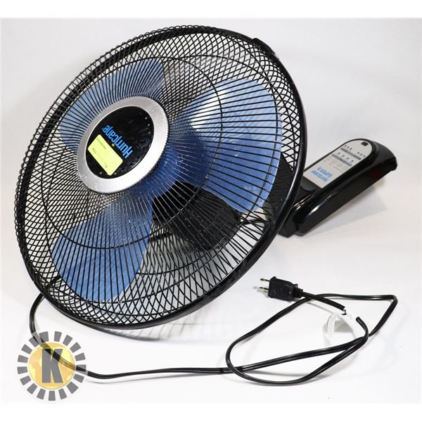 HURRICANE SUPER 8 WALL MOUNTED DIGITAL FAN