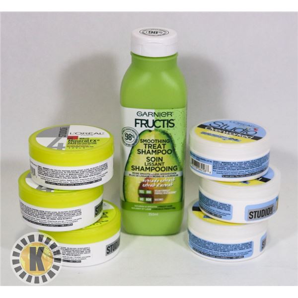 BAG OF ASSORTED HAIR PRODUCT