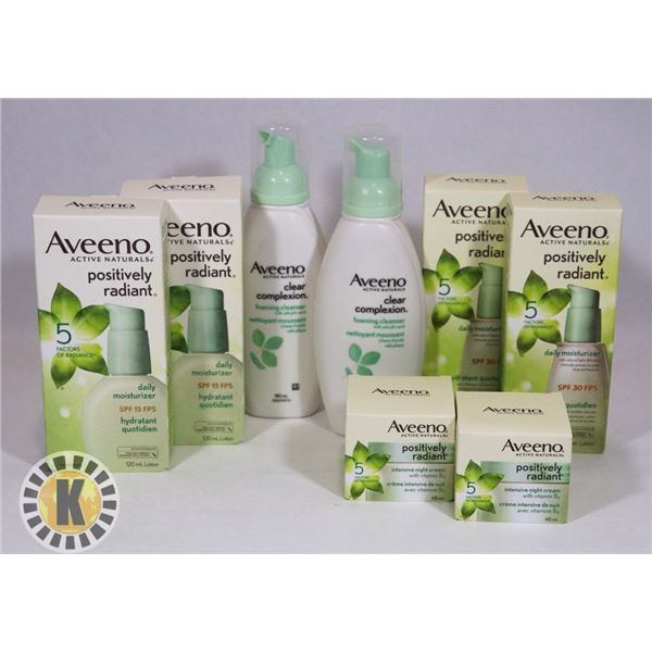 BAG OF ASSORTED AVEENO HAIR PRODUCT