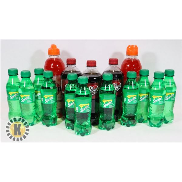 BOX OF ASSORTED DRINKS