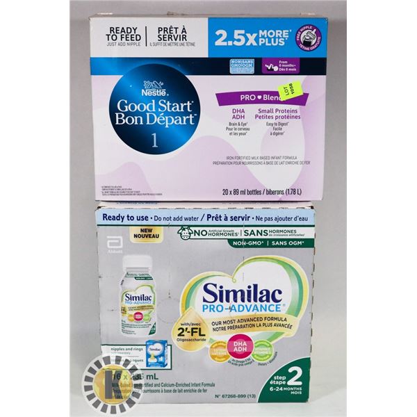 TWO CASES OF BABY FOOD