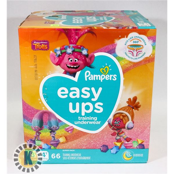 CASE OF PAMPERS SIZE 3T-4T