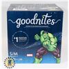 Image 1 : CASE OF GOODNITES MARVEL SIZE S/M
